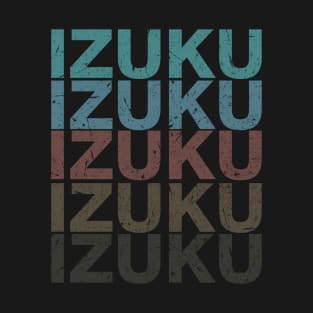 Vintage Proud Name Izuku Personalized Birthday Retro T-Shirt