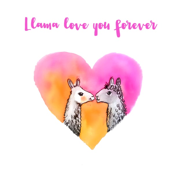 Llama love you forever by StudioKaufmann