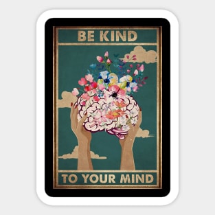 Treat People Kindness Rainbow Sayings Motto Sticker