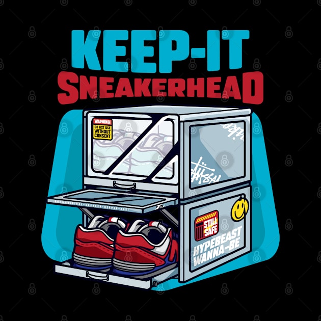 Sneaker Head by Rockartworks