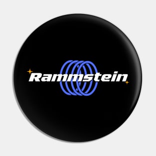 Rammstein // Blue Ring Pin