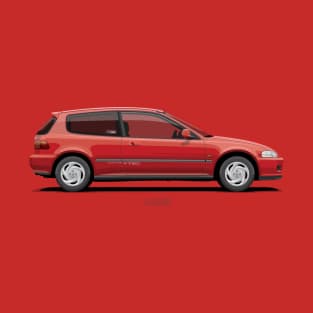 EG SIR Hatchback - Milano Red T-Shirt