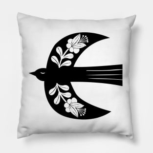 New Folk Bird Pillow