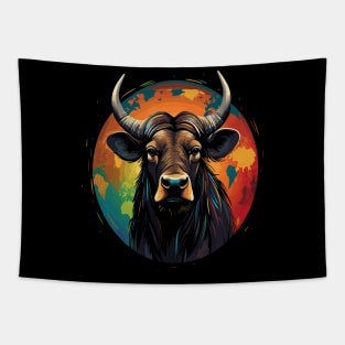 Wildebeest Earth Day Tapestry