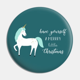 Unicorn xmas Pin