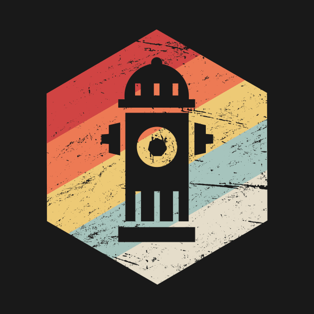 Retro Vintage Fire Hydrant Icon by MeatMan