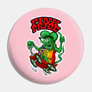 Rat Fink pride Pin