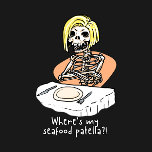 seafood patella skeleton funny T-Shirt