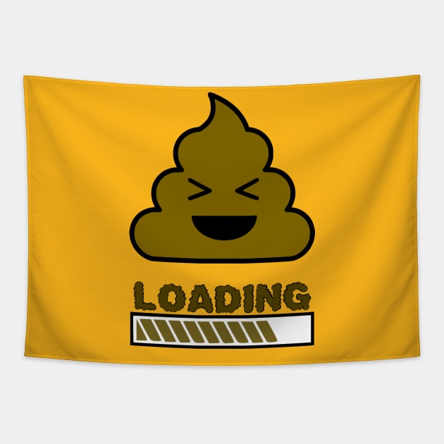 Poop Loading Tapestry by Freq501