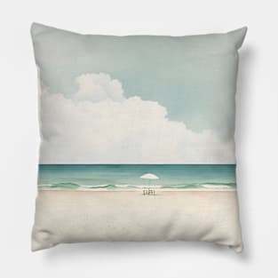 Pasific Beach Ocean View Pillow