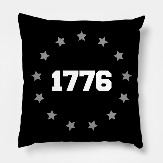 Betsy Ross 1776 First American Flag 13 stars Pillow by A Comic Wizard