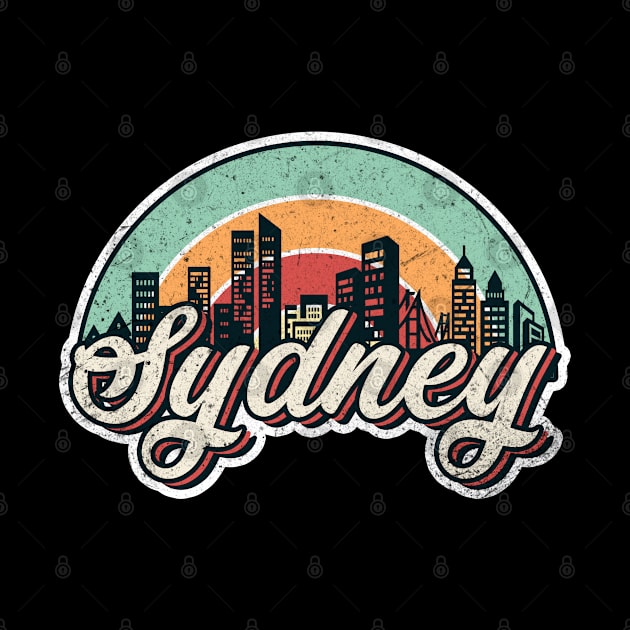 Sydney city retro by SerenityByAlex