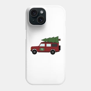 Land Rover Christmas Tree 4x4 Merry X-Mas Phone Case