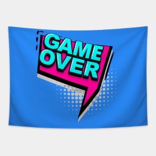 Game Over Retrowave Tapestry