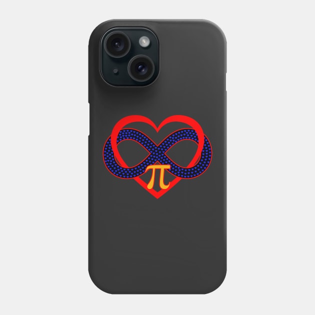 Polyamory Infinity Heart Symbol Phone Case by Mindseye222