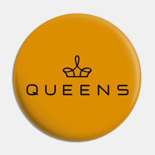 Queen of Tears: Queens Logo (dark) Pin