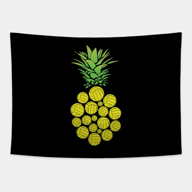 Pineapple Volleyball Ball Bag Coach Dad Women Girls Funny Youth Teen Hawaii Hawaiian Tapestry by Shirtsurf