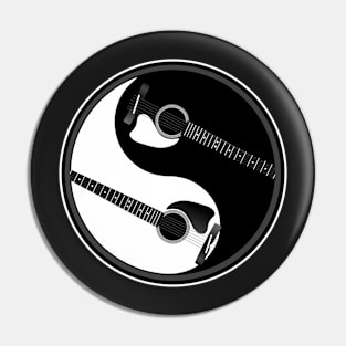 Ying Yang Guitars Pin