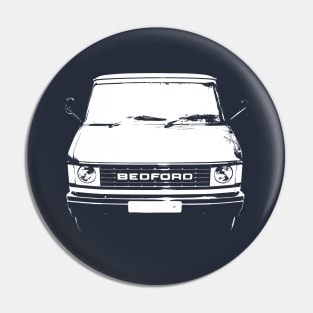 Bedford CF2 classic 1980s light commercial vehicle white Pin