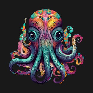 Colorful Octopus T-Shirt T-Shirt