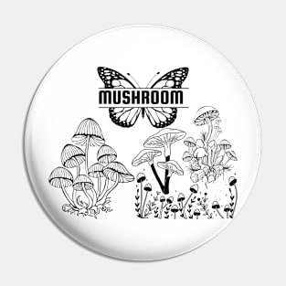 Mushroom Pin