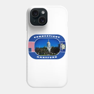 Connecticut, Hartford City, USA Phone Case