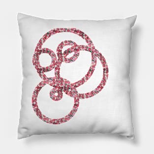 Circles Flowers Pillow