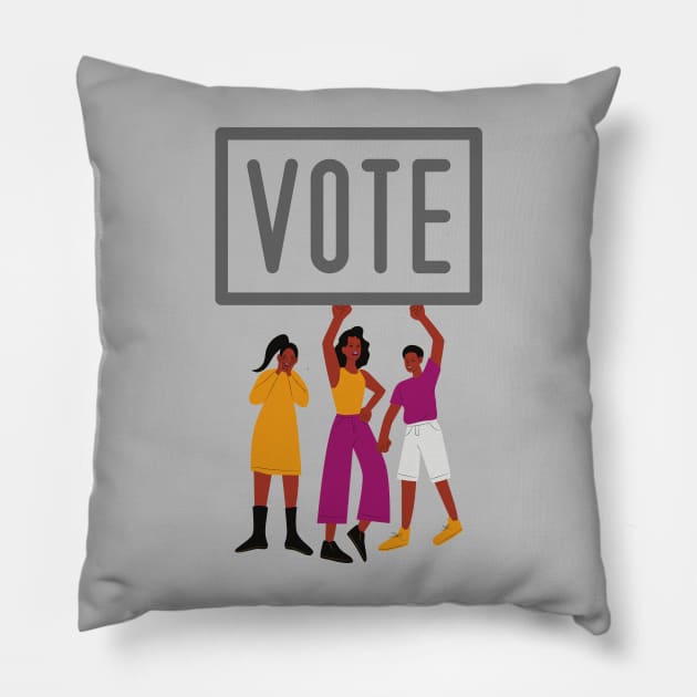 VOTE People Pillow by O.M design