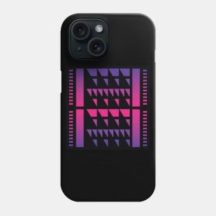 “Dimensional Forest (1)” - V.2 Purple - (Geometric Art) (Dimensions) - Doc Labs Phone Case