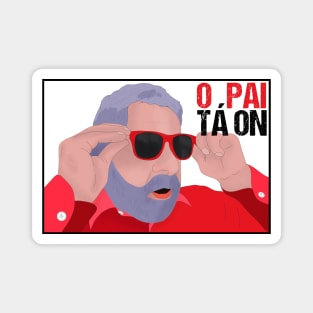 Funny Lula Meme with Sunglasses Magnet