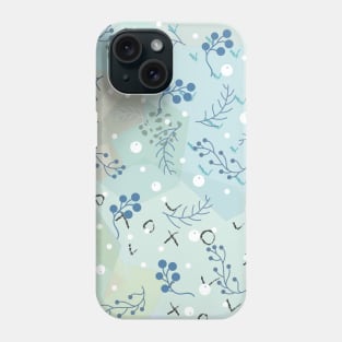 Winter Berry Pattern Phone Case