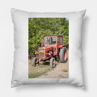 Transylvanian Red Tractor Pillow