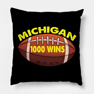 Michigan 1000 One Thousand Wins Pillow