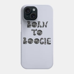 Born to Boogie 1970s Silver Phone Case