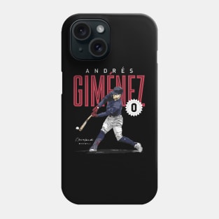 Andres Gimenez Cleveland Card Phone Case