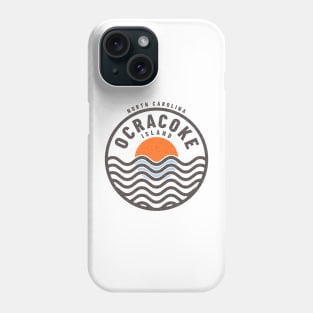 Ocracoke Island, NC Summertime Vacationing Sunrise Waves Phone Case