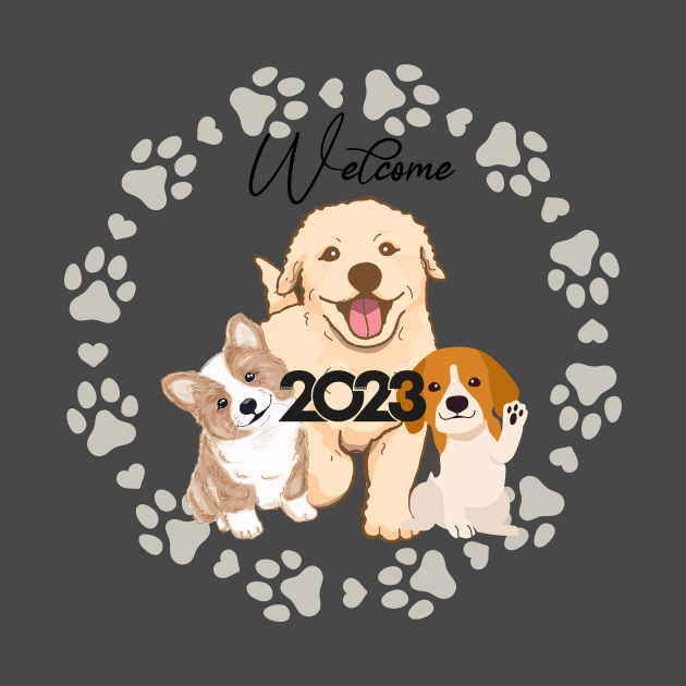 Welcome 2023 by TextureMerch