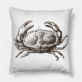 Crab - Vintage Small Crab Pillow