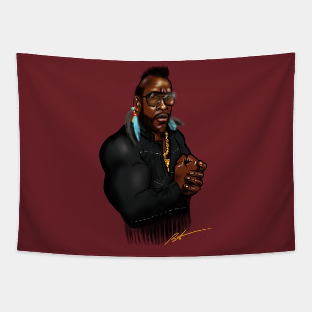 Clubber Lang Tapestry by Timzartwork