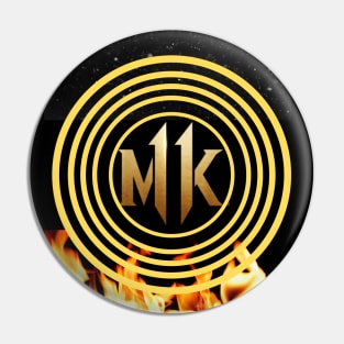 Mortal Kombat Flame Pin