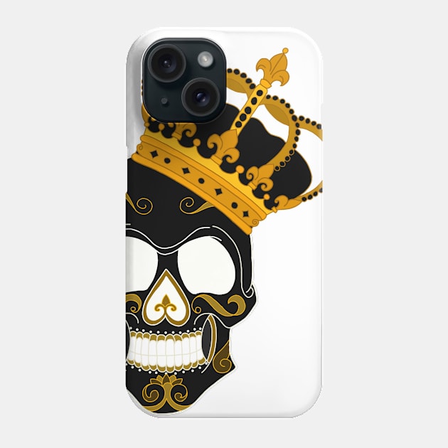 The Skull King Phone Case by paviash