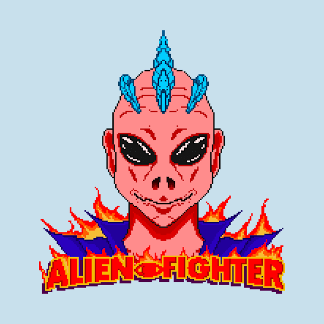 Alien Fighter by Nerd Guy