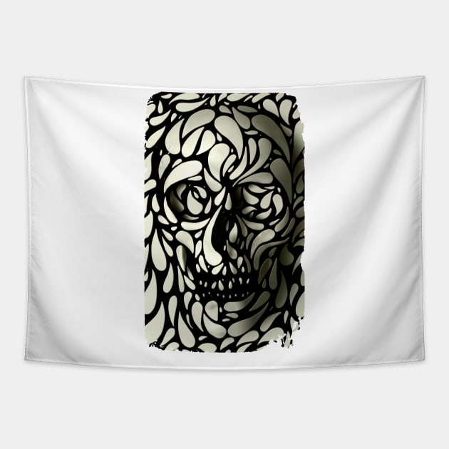 Skull 4 Tapestry by aligulec