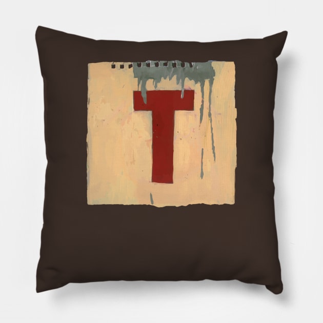 "T" Shirt Pillow by karlfrey