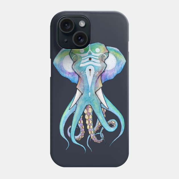 Octophant Phone Case by Dagloos