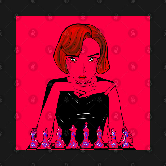 Discover red velvet beth harmon in ecopop chess game - Beth Harmon - T-Shirt