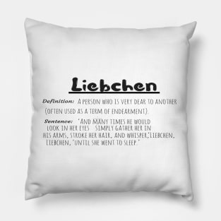 Definitions of a loved one Pillow