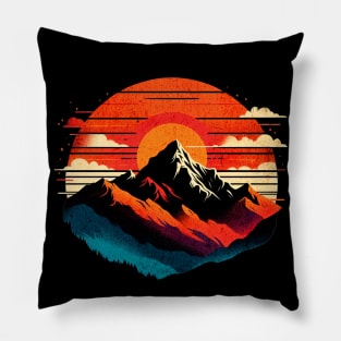 Annapurna Mountain Nepal Design Pillow