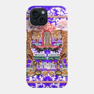 Tigers & Pink Dolphins Bright Purple - Retro Hong Kong Phone Case