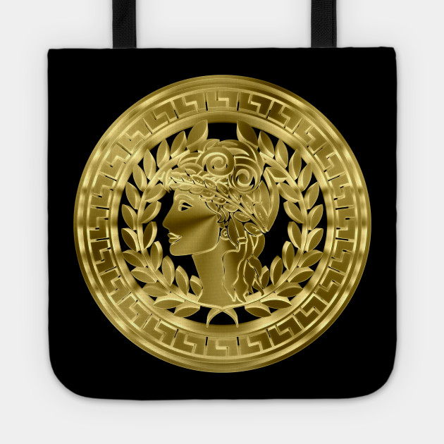 Gold Aesthetic Greek Logo Design